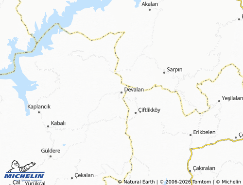 MICHELIN-Landkarte Devalan - ViaMichelin