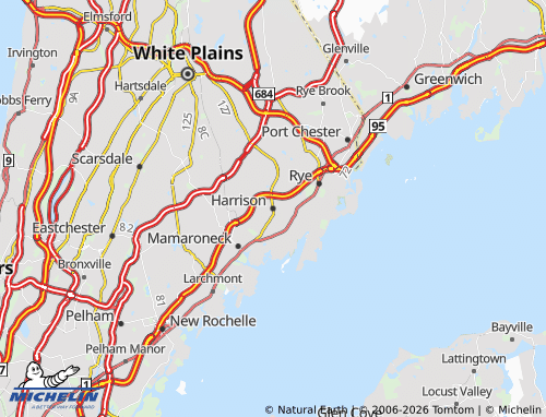 Mappa MICHELIN Harrison - ViaMichelin