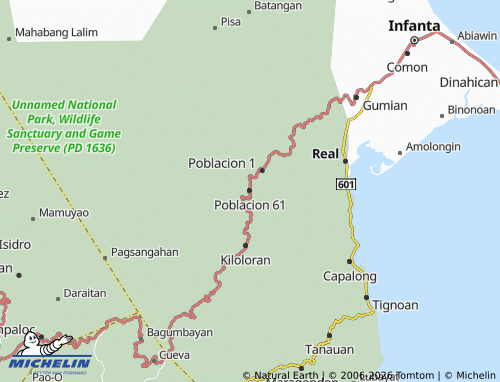 MICHELIN Poblacion 61 map - ViaMichelin