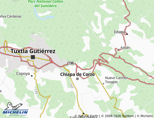 Mapa MICHELIN Unión Antorchista - ViaMichelin