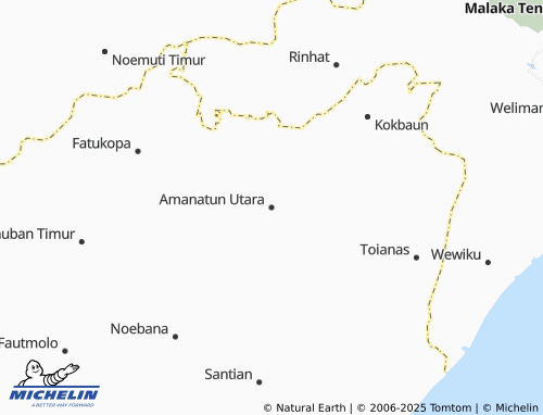 MICHELIN Amanatun Utara map - ViaMichelin