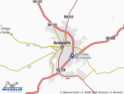 MICHELIN-Landkarte Anápolis - ViaMichelin