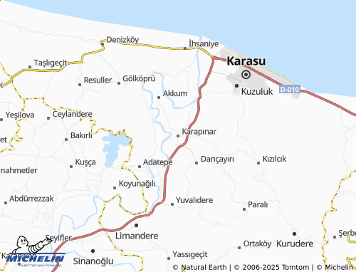 MICHELIN-Landkarte Karapınar - ViaMichelin