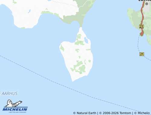 Mappa MICHELIN Helgenæs - ViaMichelin