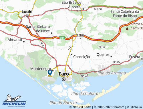 MICHELIN Conceição map - ViaMichelin