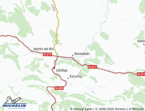 Mappa MICHELIN Montalbán - ViaMichelin