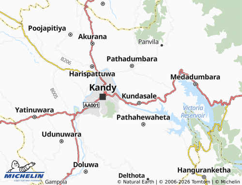 MICHELIN Lewellagama map - ViaMichelin