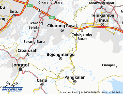 MICHELIN Sukamukti map - ViaMichelin