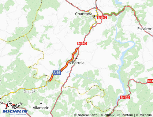 Carte MICHELIN A Barrela - ViaMichelin