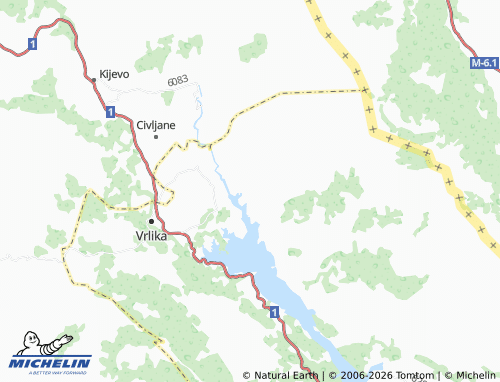 Carte MICHELIN Ježević - ViaMichelin