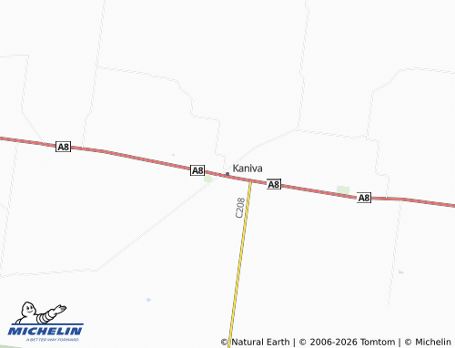Mappa MICHELIN Kaniva - ViaMichelin