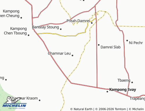 Mapa MICHELIN Chamnar Leu - ViaMichelin