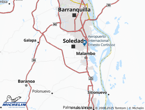 MICHELIN Caracolí map - ViaMichelin