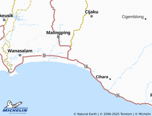 MICHELIN Cilangkahan map - ViaMichelin