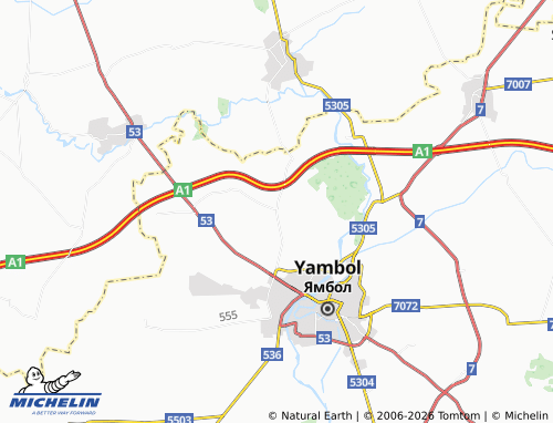 MICHELIN Kabile map - ViaMichelin