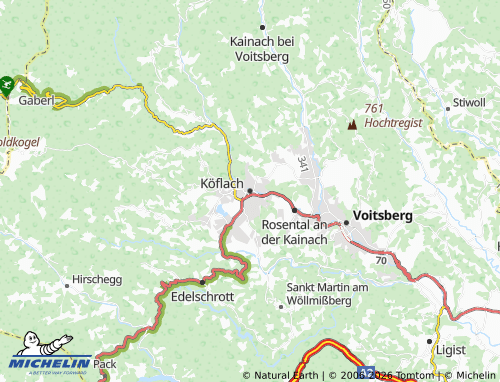 MICHELIN Köflach map - ViaMichelin