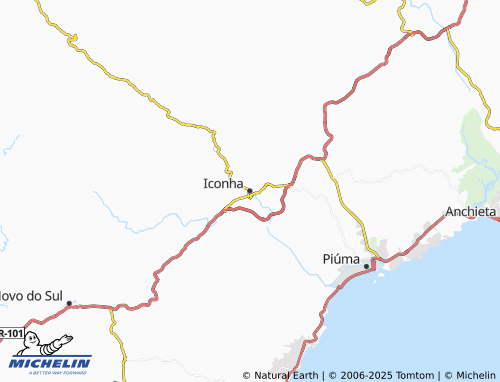 Carte MICHELIN Iconha - ViaMichelin