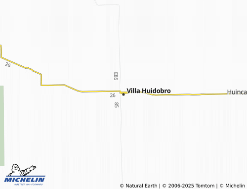 Carte MICHELIN Villa Huidobro - ViaMichelin