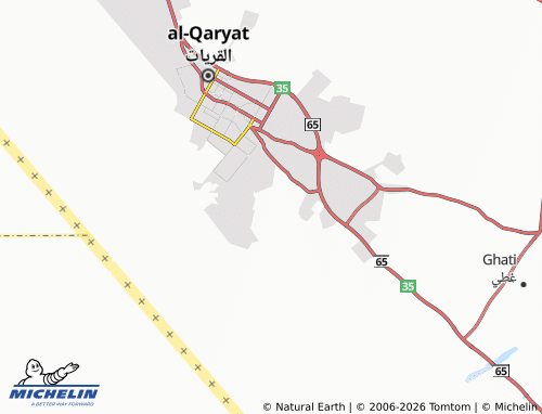 MICHELIN-Landkarte al-Nakheel - ViaMichelin