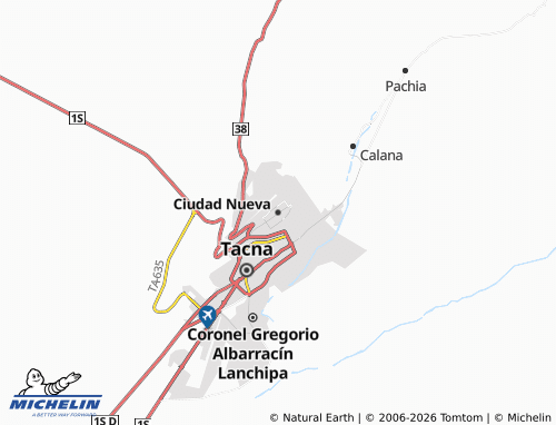 Mapa MICHELIN Ciudad Nueva - ViaMichelin