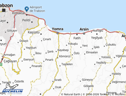 MICHELIN Çamlıca map - ViaMichelin
