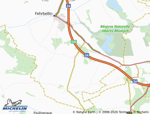 MICHELIN Dechtow map - ViaMichelin