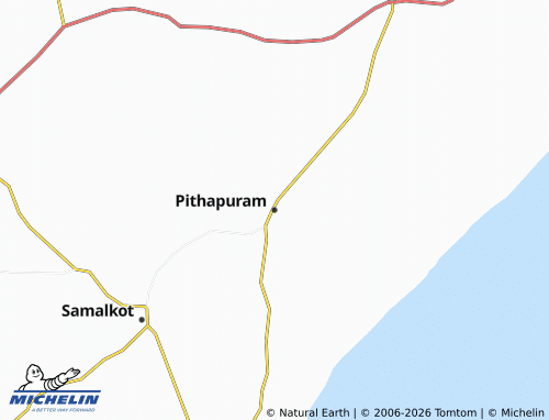 MICHELIN Pithapuram map - ViaMichelin