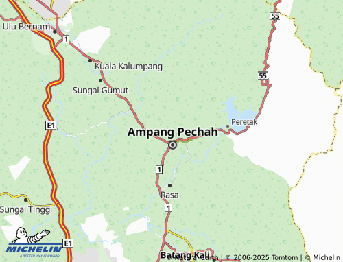 MICHELIN Rumah Ehsan Kuala Kubu Bharu map - ViaMichelin