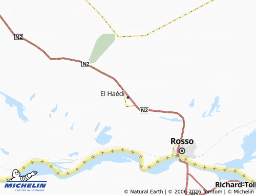 Mappa MICHELIN El Haédi - ViaMichelin