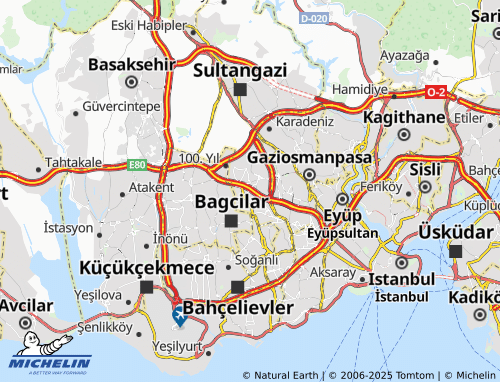 MICHELIN Birlik map - ViaMichelin