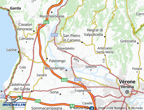 MICHELIN Crocetta map - ViaMichelin