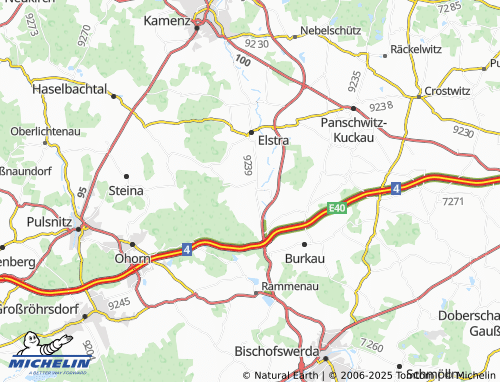 MICHELIN Rauschwitz map - ViaMichelin