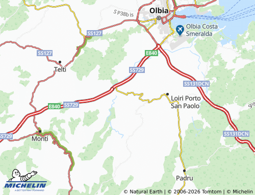 Mapa MICHELIN Enas Fratelli Giua - ViaMichelin