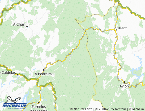 MICHELIN Cendón map - ViaMichelin