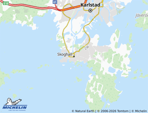 Mappa MICHELIN Skoghall - ViaMichelin