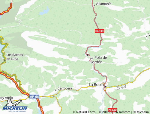 MICHELIN Barrio de Arriba map - ViaMichelin