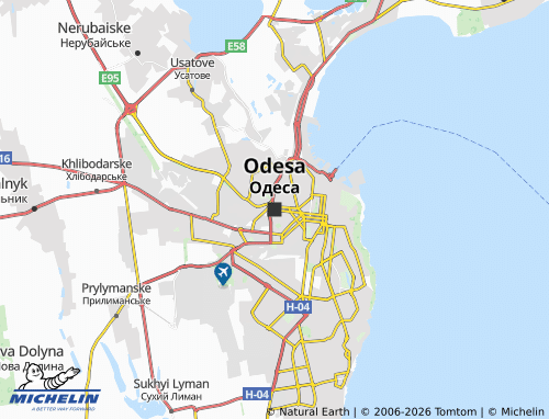 Mapa MICHELIN Odesa - ViaMichelin
