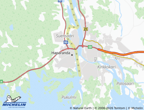 MICHELIN-Landkarte Haparanda - ViaMichelin
