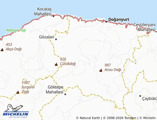 Mappa MICHELIN Düz - ViaMichelin
