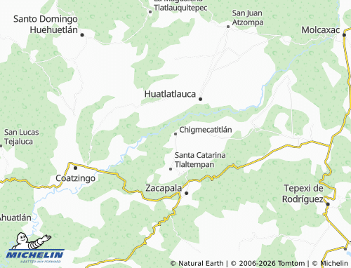 Mappa MICHELIN Chigmecatitlán - ViaMichelin
