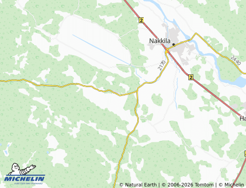 Carte MICHELIN Pyssykangas - ViaMichelin