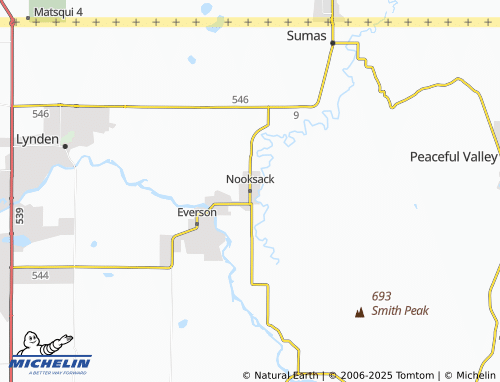 MICHELIN Nooksack map - ViaMichelin