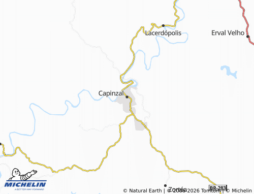 Mapa MICHELIN Capinzal - ViaMichelin