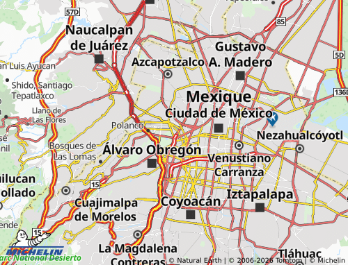 Mapa MICHELIN Anzures - ViaMichelin
