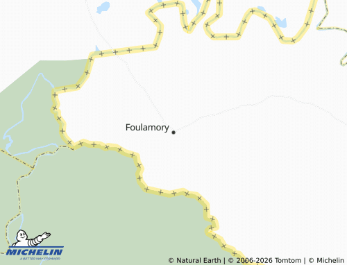 MICHELIN Foulamory map - ViaMichelin
