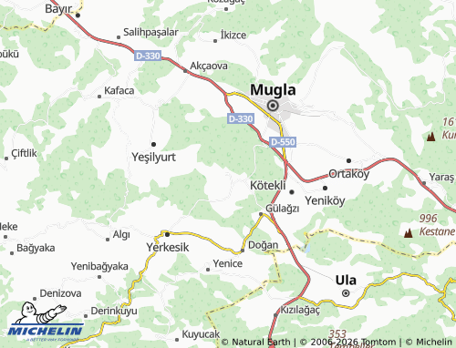 MICHELIN Akkaya map - ViaMichelin