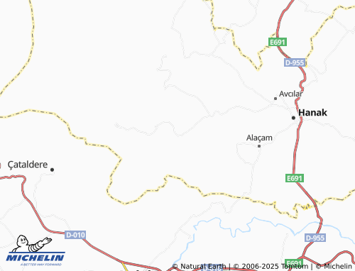 MICHELIN Güneşgören map - ViaMichelin