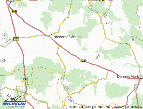MICHELIN Nonnendorf map - ViaMichelin