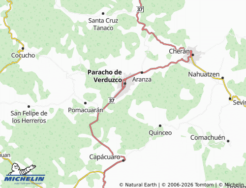 Mappa MICHELIN Materiales Mexicanos - ViaMichelin