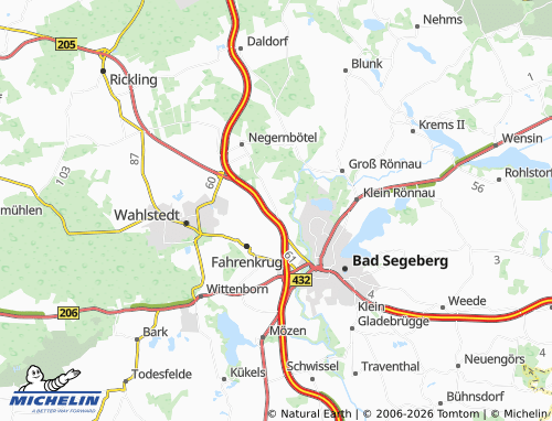 MICHELIN Schackendorf map - ViaMichelin